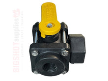 Load image into Gallery viewer, 3/4&quot;  3 Way Ball Valve (Side Load, Straight Handle)(Banjo)
