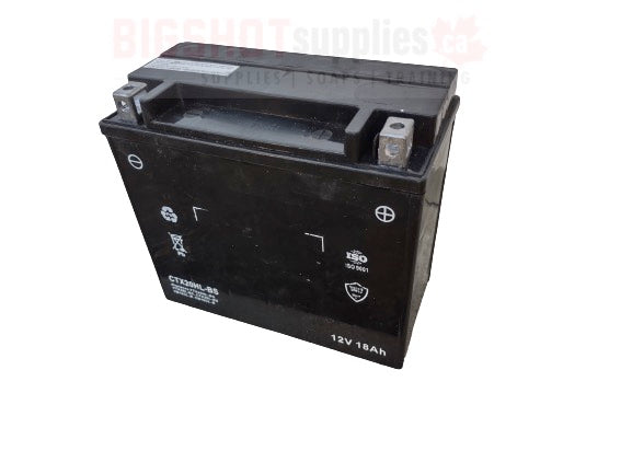 12 Volt 18AH Maintenance Free Powersport Battery (Pick Up Only)