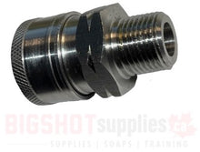 Load image into Gallery viewer, 3/8&quot; QC Coupler SS MNPT
