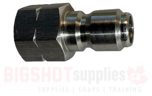 3/8" QD Plug SS FNPT