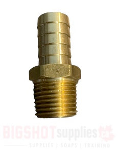 Brass Barb x Male NPT