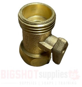 Brass Garden Hose Thread Straight Shut-Off