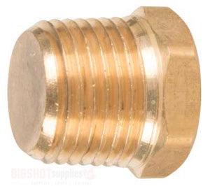Brass Hex Head Plug (Solid)
