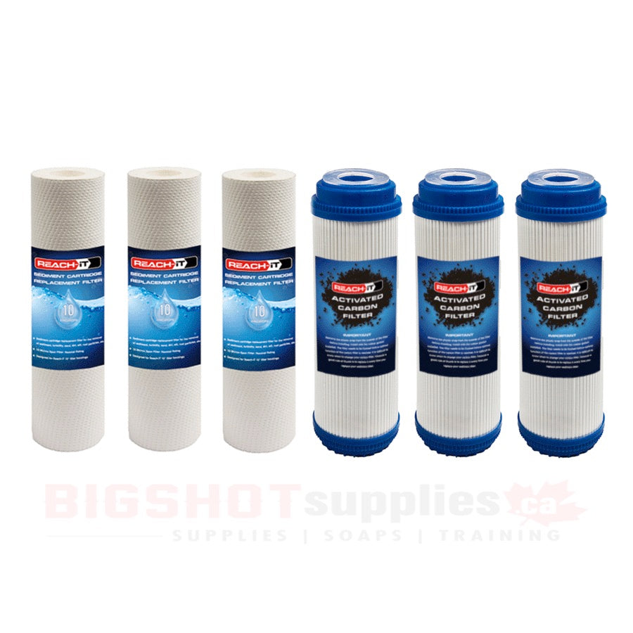 FLOW RED+ Pre-Filter 6-Pack – Big Shot Supplies