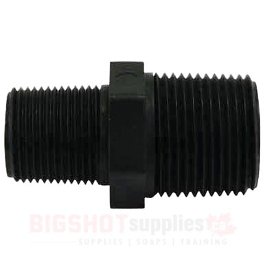 Extra Heavy Sched 80 Polypropylene Reducing Nipple (CLEARANCE)