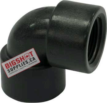 Extra Heavy Sched 80 Polypropylene Female NPT Elbow