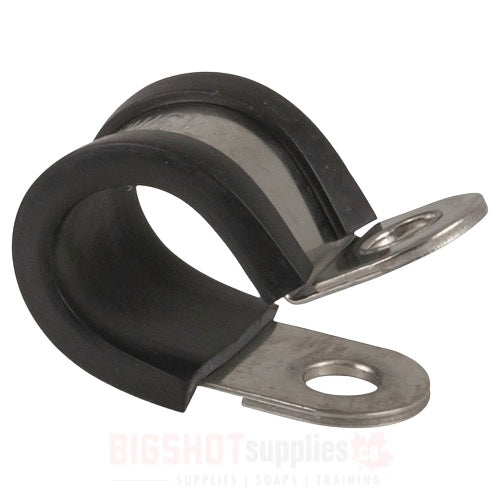 Cushioned Stainless Steel Band Hose Support