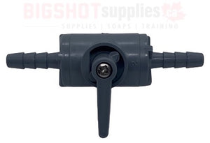 1/4" x 1/4" PVC Ball Valve with Barbs