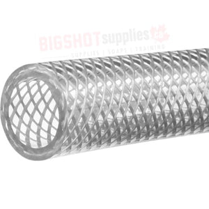 5/8" CLEAR REINFORCED PVC (300FT) (Soft-Wash Hose)