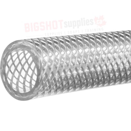CLEAR REINFORCED PVC HOSE (Sold by the foot)