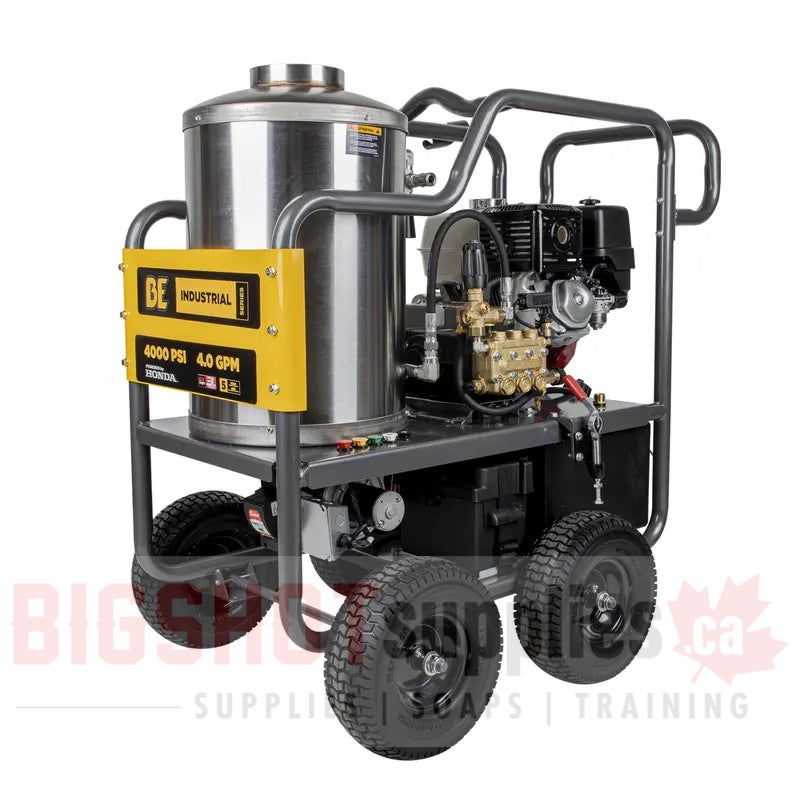 4,000 PSI - 4.0 GPM Hot Water Pressure Washer with Honda GX390 Engine and Belt Driven General Triplex Pump