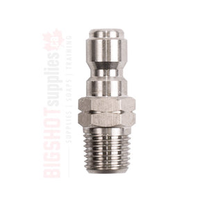 1/4" QD Plug SS MNPT